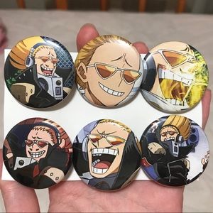 My Hero Academia Present Mic Pinback Buttons
